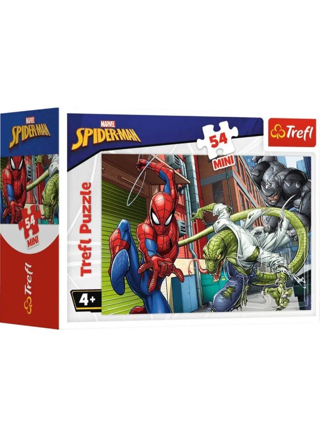 Trefl Marvel Spider Man and Villans Mini Puzzle - 54 Pcs - Image 1